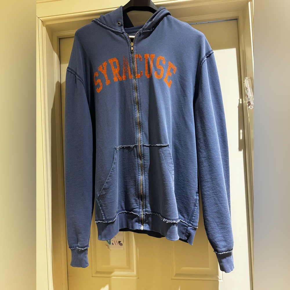 Vintage Syracuse Zip-Up Hoodie